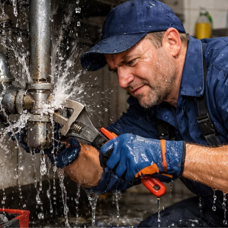 Burst pipe plumbing services Wakerley for fast household plumbing support